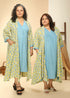 BLUE YELLOW JACKET DRESS